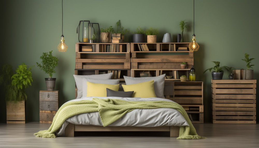 Comment affermir une tête de lit en palette au mur ?
