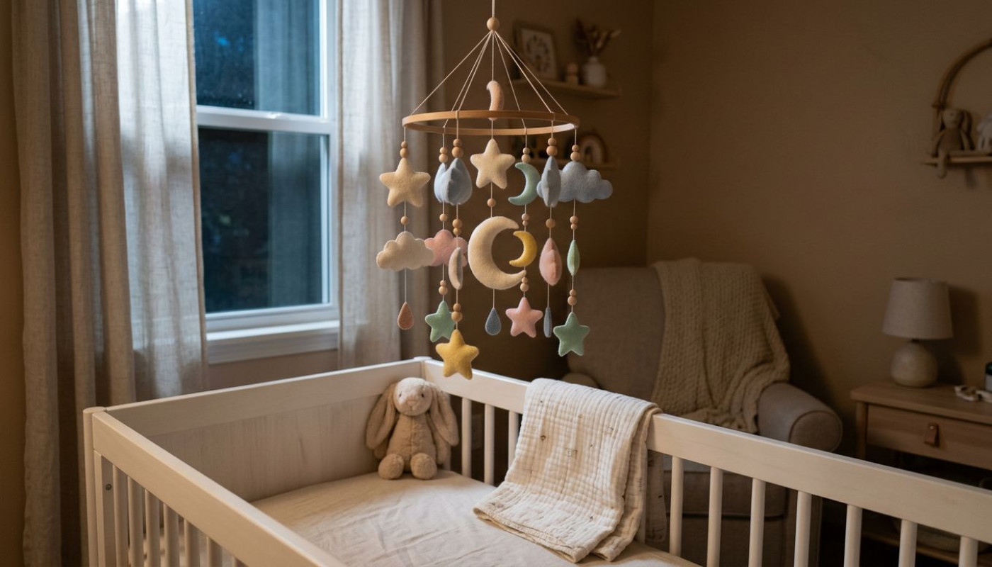 Comment les mobiles décoratifs apaisent les nuits agitées des tout-petits