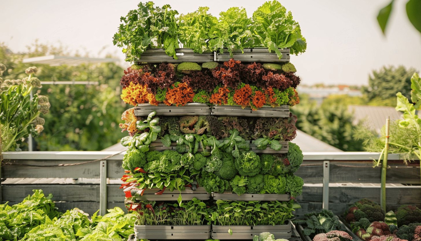 Création d'un potager vertical Optimisation d'espace et rendement