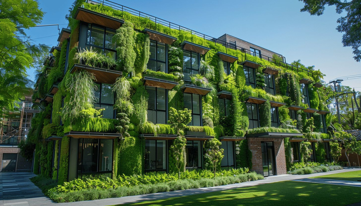 Jardins verticaux et toits végétalisés avantages pour l'efficacité énergétique des bâtiments